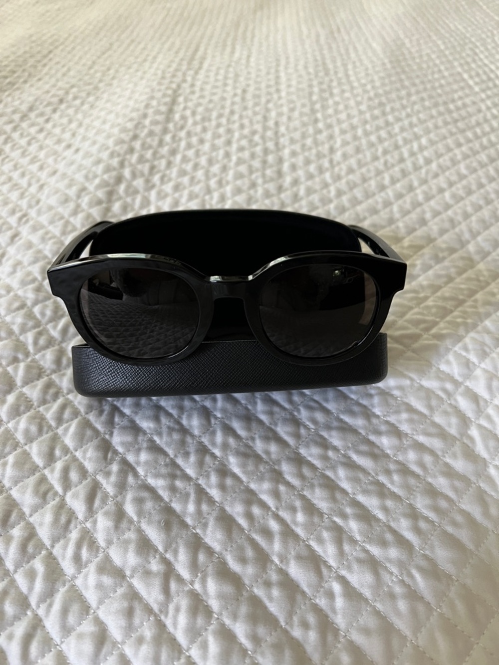 YSL! New! Black Round Frame Sunglasses